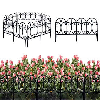 Fancy Garden Park Fence Outdoor Garden Flower Bed Railing Pastoral Wedding Decoration (Per Piece)