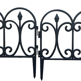 Fancy Garden Park Fence Outdoor Garden Flower Bed Railing Pastoral Wedding Decoration (Per Piece)