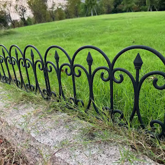 Fancy Garden Park Fence Outdoor Garden Flower Bed Railing Pastoral Wedding Decoration (Per Piece)